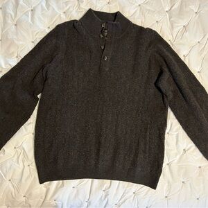 Dark Brown Merino Wool Sweater